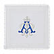 Altar cloth set MA cross 4 pcs linen cotton viscose s1