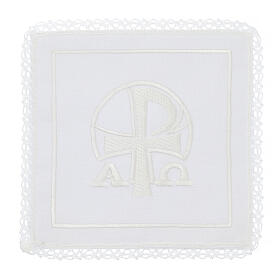 Altar cloth set cross of Aquileia linen cotton viscose 4 pcs