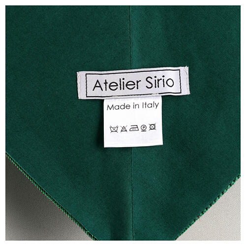 Priesterstola, Patchwork-Technik, mit goldfarbenen Streifen, Atelier Sirio 21