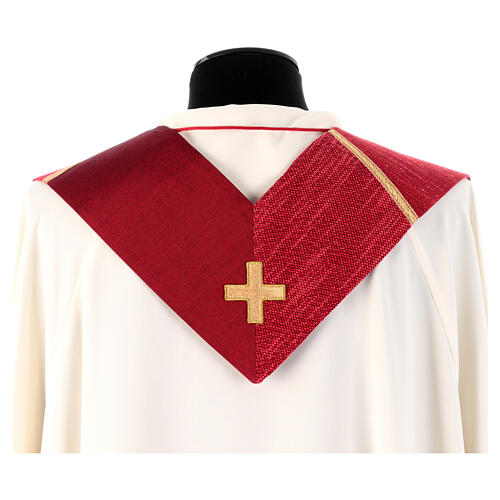 Estola sacerdotal patchwork cortes dorados Atelier Sirio 18