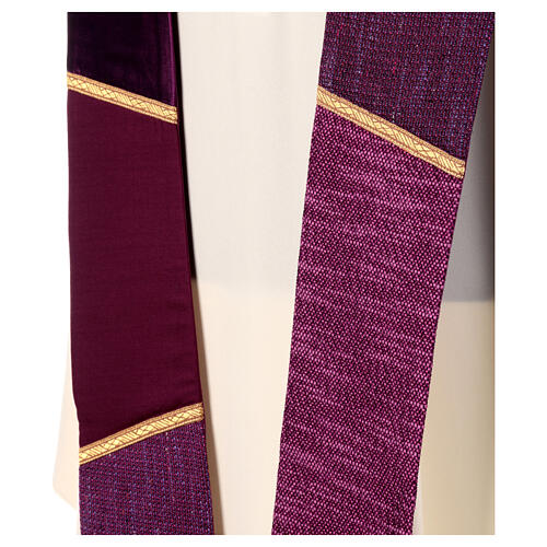 Stola sacerdotale patchwork tagli dorati Atelier Sirio 15