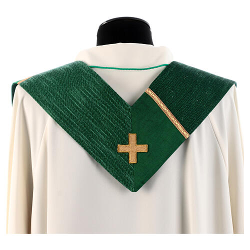 Stola sacerdotale patchwork tagli dorati Atelier Sirio 17