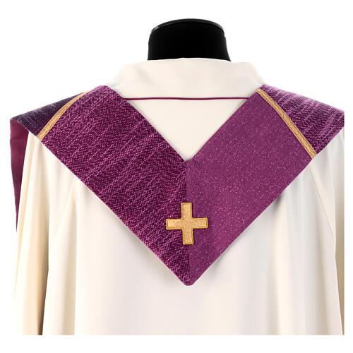 Stola sacerdotale patchwork tagli dorati Atelier Sirio 20
