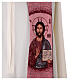 Estola Cristo Pantocrátor punta cuatro colores litúrgicos s6