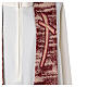 Stuła kapłańska w szpic - krucyfiks i kłosy, 4 kolory s3