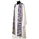 Stuła kapłańska w szpic - krucyfiks i kłosy, 4 kolory s8