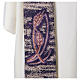 Stuła kapłańska w szpic - krucyfiks i kłosy, 4 kolory s9