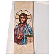 Priest stole, Jesus Christ and crucifix, 4 liturgical colours s7