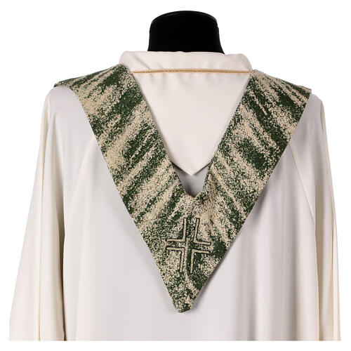 Stuła kapłańska cztery kolory liturgiczne - Jezus Chrystus i krzyż 17