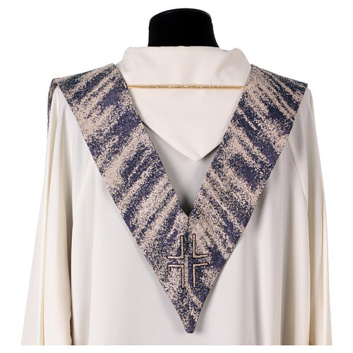 Stuła kapłańska cztery kolory liturgiczne - Jezus Chrystus i krzyż 20