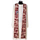 Clergy stole four liturgical colors Jesus Christ and cross s2