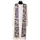 Clergy stole four liturgical colors Jesus Christ and cross s4