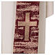 Clergy stole four liturgical colors Jesus Christ and cross s10