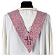 Stola Cristo Pantocratore e simboli eucaristici in quattro colori s18