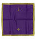 Chalice veil embroidered with a golden cross s8