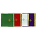 Gold cross embroidered chalice cover s1