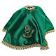 Embroidered chalice ciborium cover with embroidered cross s2