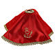 Embroidered chalice ciborium cover with embroidered cross s4