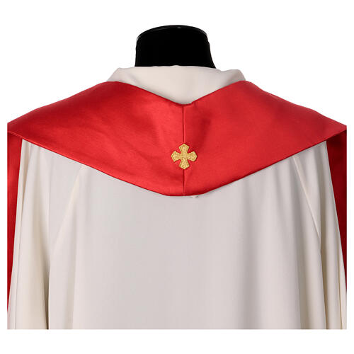 Priest stole gold embroidered vine  14
