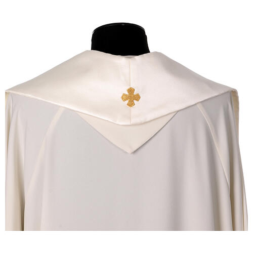 Priest stole gold embroidered vine  17