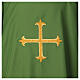 Polyester dalmatic with embroidered golden cross s3