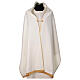 Polyester humeral veil with embroidered golden cross s16