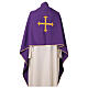 Polyester humeral veil with embroidered golden cross s22