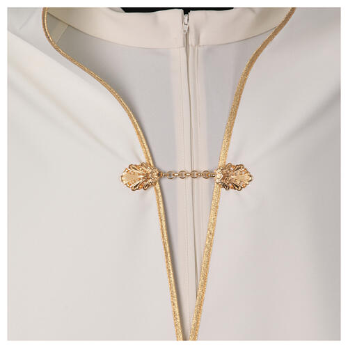 Humeral veil with gold embroidered cross in polyester 18