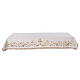 Altartuch in Elfenbein mit goldener Kreuzstickerei und Blumenornamenten in Silber und Gold s1