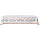 Marian altar cloth with blue flowers, polycotton, 100x60 in s2