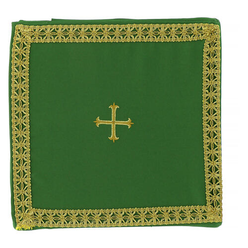 Corporal bag, 10x10 in, 4 liturgical colours 2