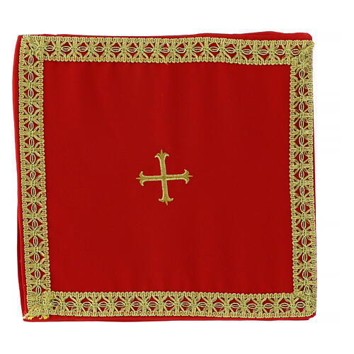 Corporal bag, 10x10 in, 4 liturgical colours 4