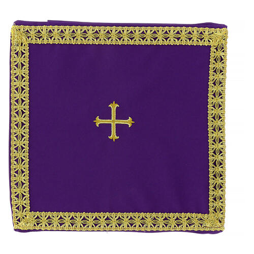 Corporal bag 26x26 cm 4 liturgical colors 8