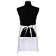 Apron for foot-washing, 100% white cotton s4