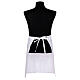 Grembiule lavanda piedi bianco 100% cotone s4