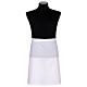 White apron for washing of the feet 100% cotton s3