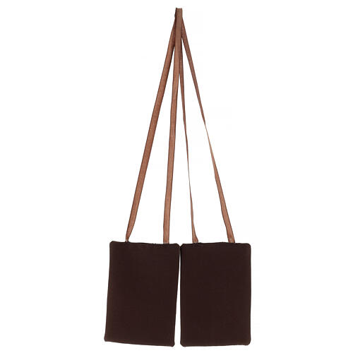 Besticktes Skapulier Madonna del Carmine 10x15 cm 5