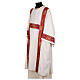Dalmatic with golden crosses embroidered 100% polyester s6