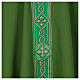 Chasuble bande brodée croix dorées 4 couleurs liturgiques polyester s3