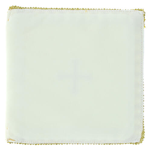 Removable forex gold embroidered cross chalice cover 14