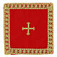 Removable forex gold embroidered cross chalice cover s4