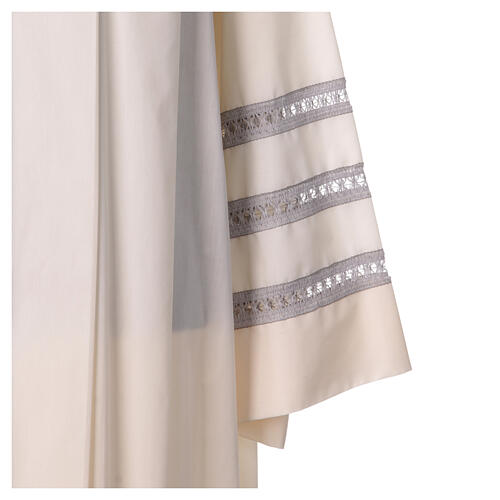 Three-fold alb tunic 65% cotton 35% polyester 5
