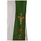 Stole with Franciscan symbols, polyester fabric s7