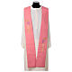 Stolone monocolore rosa 100% poliestere uva calice pani e pesce s1