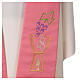 Stolone monocolore rosa 100% poliestere uva calice pani e pesce s3