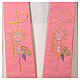 Stolone rosa 100% poliestere IHS uva e spiga s2