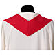 Priestly chasuble 100% polyester with golden spikes and silver crosses embroidery s12