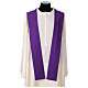 Priest chasuble with silver and golden crosses, 100% polyester s11