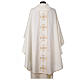 Casula sacerdotale 100% poliestere croce oro argento s9