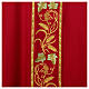 Casula 100% pura lana fascione decorato IHS uva e spighe s11